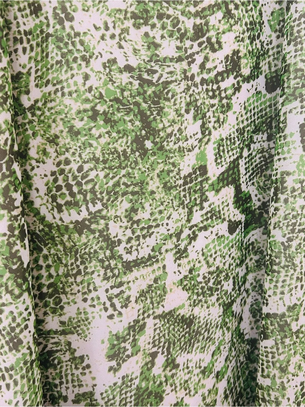 Steve Madden Green Patterned Maxi Skirt